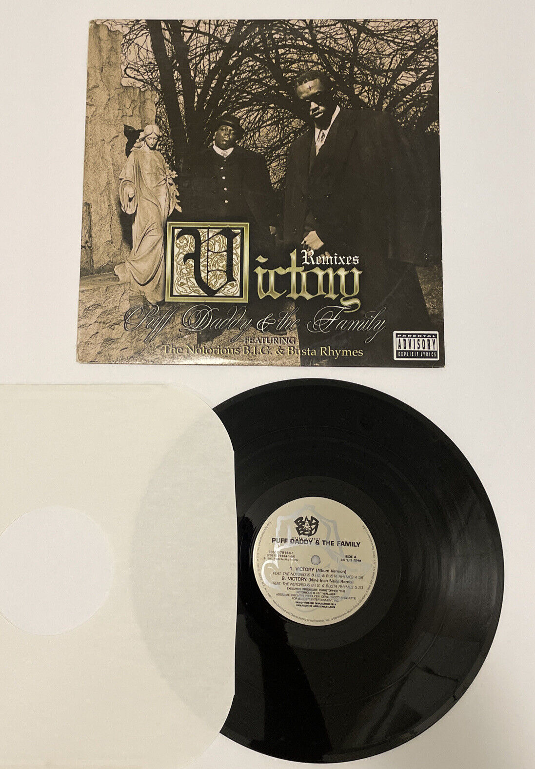 PUFF DADDY & THE FAMILY ft NOTORIOUS B.I.G. Victory Remixes 12" Vinyl Record