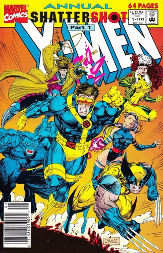 X-Men Annual #1 Jim Lee Newsstand Cover Marvel Comics