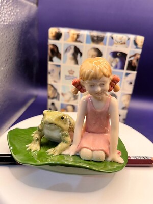 Royal Copenhagen H.C. Andersen Märchenfigur Serie Däumelinchen Frosch 3,1 Zoll