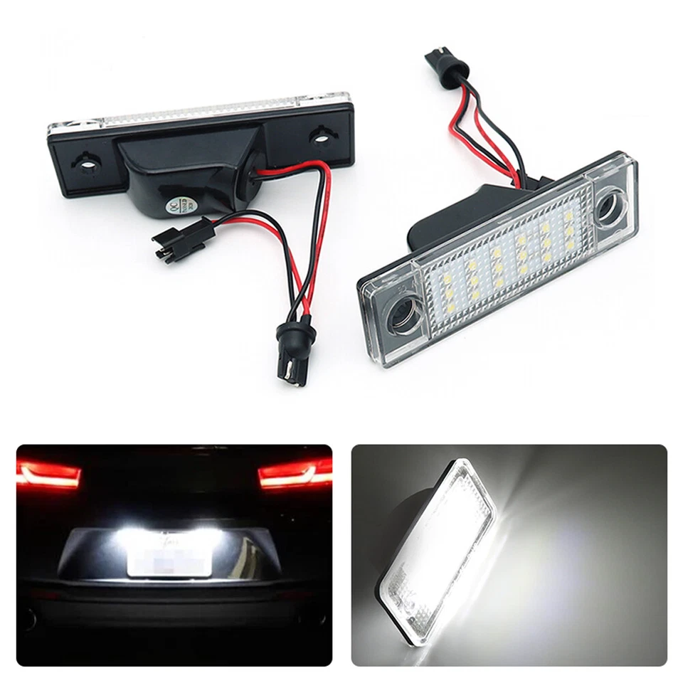 Apto para Chevrolet Cruze 2010-2015 SMD licencia LED súper blanca placa luces lámparas Foto 3 de 4