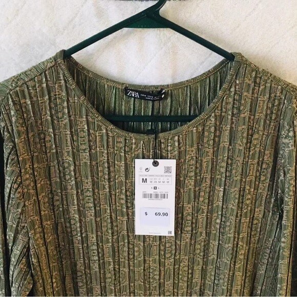NWT ZARA GREEN JACQUARD MIDI DRESS 4886/470 | eBay NWT ZARA GREEN JACQUARD MIDI DRESS 4886/470 | eBay