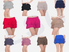 Girls RARA Frill Mini Skirt Layered Style for Club Dance and Party Occasions
