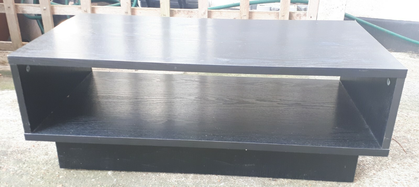 Argos Home Cubes 1 Shelf Coffee Table - Black Ash Effect for sale  EDGWARE