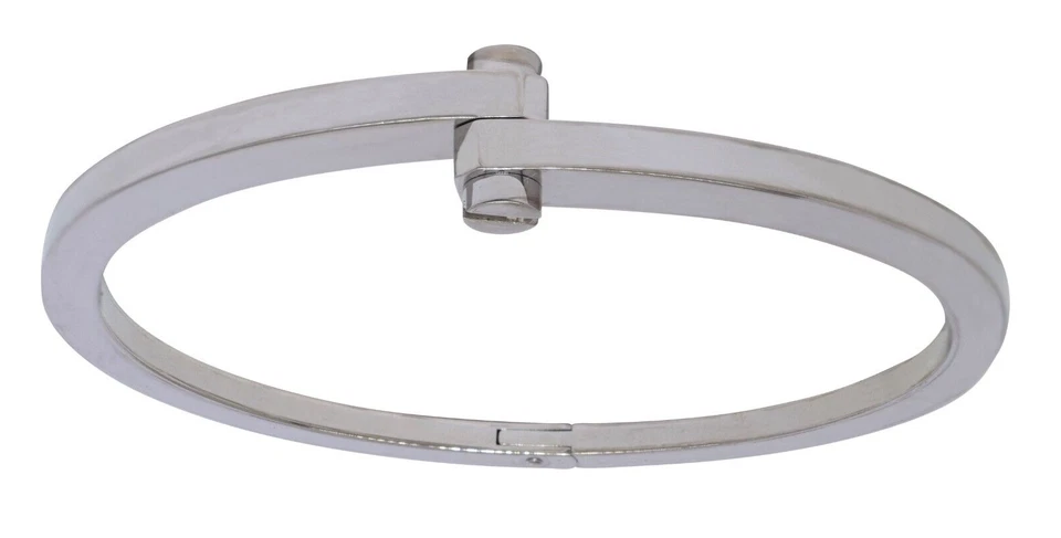 Браслет-манжета Cartier Menotte белое золото 18 карат размер 19