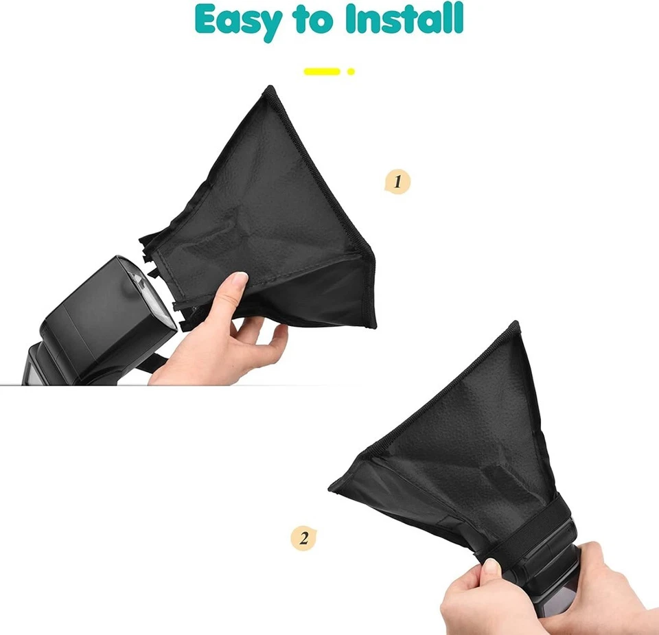 Universal Collapsible Mini Flash Diffuser Studio Softbox f Canon,Nikon,Sony,etc - Image 4 of 4