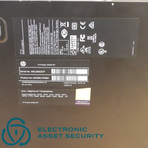 HP ProDesk 400 G5 i5-8500 3.00GHz 16GB RAM (No Drives) - Afbeelding 4 van 4