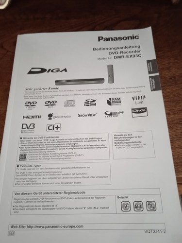 Recorder Panasonic DMR-EX 93c - Bild 6 von 6