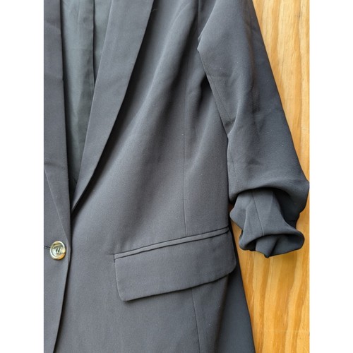 Women's H&M Blazer - Padded Shoulders - Sz 10- NWT - Picture 2 of 7