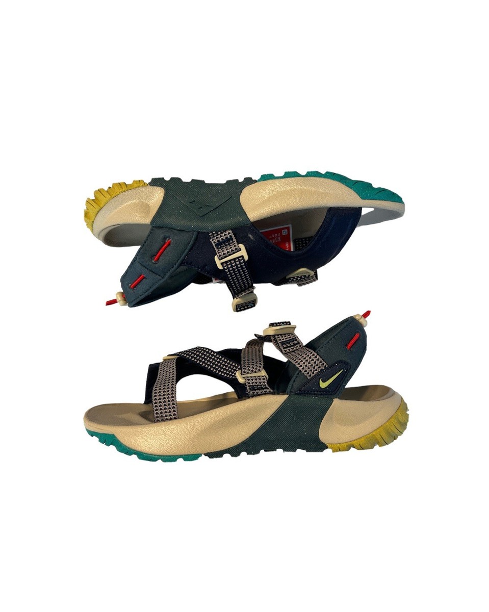 Nike Oneonta Sandal DJ6604-400 Size 10 Obsidian/Volt-Faded 