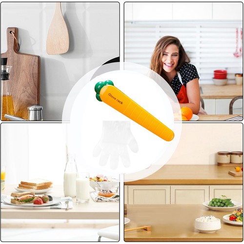 Disposable Glove Holder Organizer Wall Mounted with 100pcs Gloves for Kitchen - Picture 7 of 14