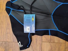 Winning Edge Women  s Wet Suit Shorty Blue  Black Back zip SIZE - ML 