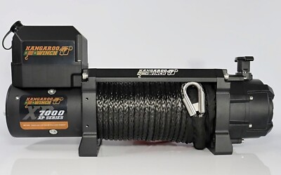 12V 3628kg Textilseil Seilwinde Kangaroowinch K8000 Mit Funk