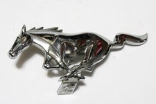 Ford Mustang Car Emblem 1960s Front Grill Chrome Horse C4zb-8a224-a Vintage