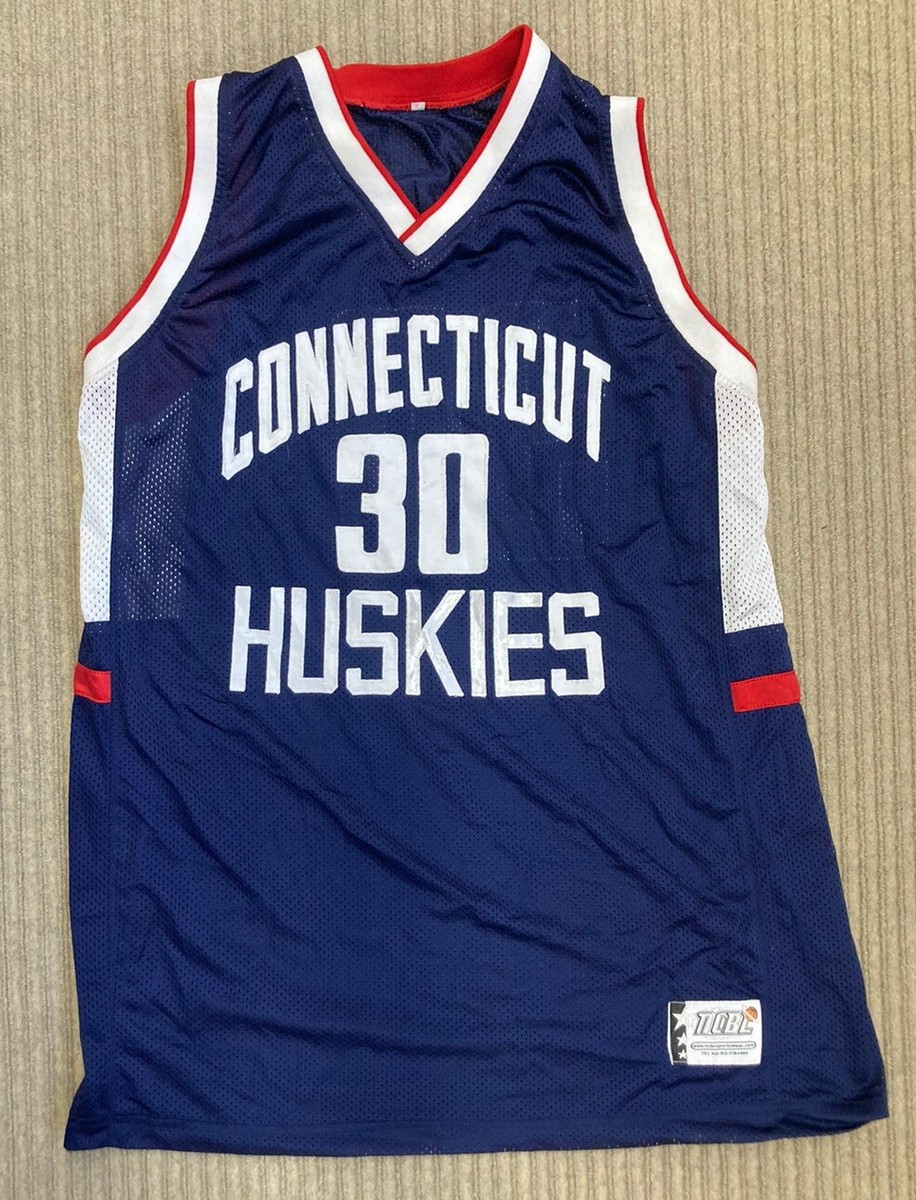 コネチカット大学　バスケ部ユニフォーム UCONN Huskies Mens Vintage Basketball Jersey XL#30 Throwback NCAA