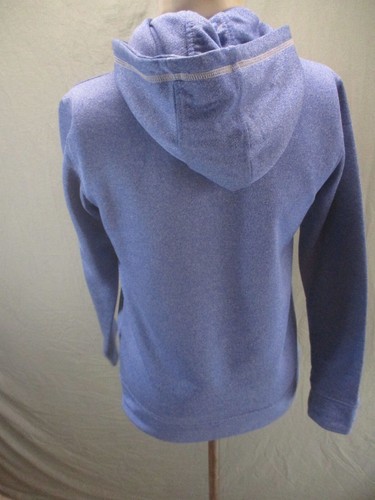 PUMA Size L (14-16) Girls Blue Front Pocket Warm Training Athletic Hoodie 711 - Picture 5 of 12