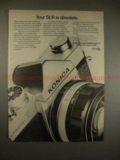 1970 Konica Autoreflex-T Camera Ad - Your SLR Obsolete 