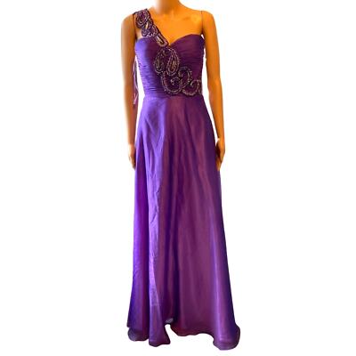 New Dollar Purple Evening Wear Prom Gem Stone Embroidery Fairy Maxi Dress  Sz XS | eBay