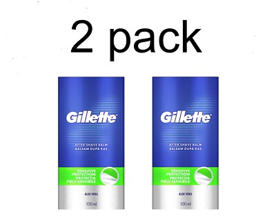 2 x GILLETTE CONDITIONING After Shave Balm 100 ml / 3.4 fl oz