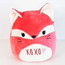 Squishmallows Kellytoy Fifi the Red Fox XOXO 8" Plush Stuffed Animal