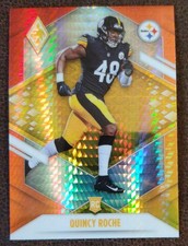 2021 Panini Phoenix Football Quincy Roche Rookie Card #176 Pittsburgh Steelers. rookie card picture