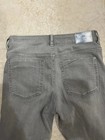 Women’s Zara Grey Jeans Z1975 Size 4 Fringe Bottom — photo 6