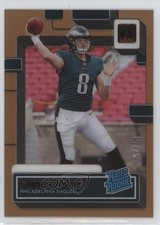 2022 Panini Clearly Donruss Rated Rookie Orange 45/75 Carson Strong #61 2s2