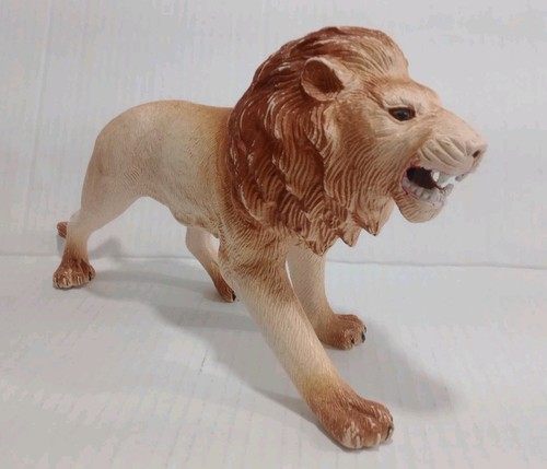 Vintage 1985 Imperial Plastic Lion Figure 10” Long. Made In Hong Kong - Picture 2 of 13