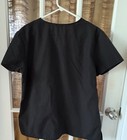 JUST LOVE - LADIES' BLACK 2-PIECE PANTS/TOP 6 POCKET MEDICAL SCRUBS SIZE LARGE — photo 2