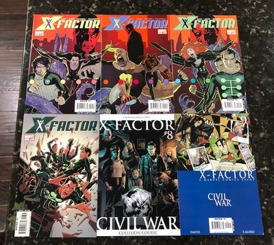 X-Factor 7-12 Vol 3 2006 Peter David X-Men 7 8 9 10 11 12 Life And Death Matters