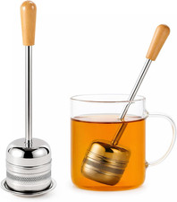 2Packs of Tea Infuser for Loose Leaf Tea, Long Handle 18/8 Stainless