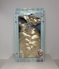 Peluca Frozen Queen Elsa con horquilla adjunta colección Disney nueva en caja
