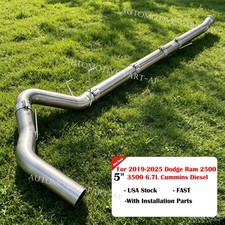 5 Exhaust Down-pipe For Cummins Engine 6.7l Dodge Ram 2500 Ram 3500 2019-2025 5 Exhaust Down-pipe For Cummins Engine 6.7l Dodge Ram 2500 Ram 3500 2019-2025