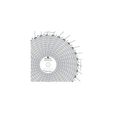 GRAPHIC CONTROLS  Circular Paper Chart, 31 day, 100 pkg 21EK56