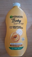 Garnier Summer Body Gradual Tan Moisturiser Deep 24 Hour Hydration  400ml Dark