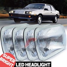 4pcs Led Headlight 6000k High Low Beam For Buick Skyhawk 1986-1989
