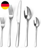 Targizer Besteck Set FüR 6 Personen,30 Teilig Edelstahl Besteckset,Essbesteck Se