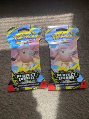 Pokémon TCG Mega Evolution Perfect Order Booster Pack with Blissey QTY 2