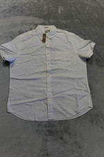 J.Crew Men's Size Large White Broken In Organic Cotton Oxford Shirt NWT