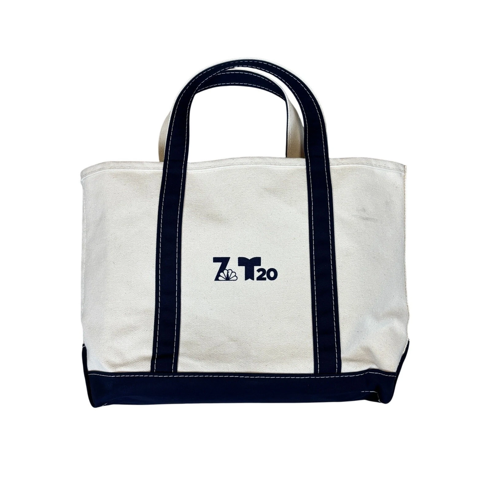 Vintage LL Bean Boat and Tote ABC 7 TELEMUNDO 12"x17"