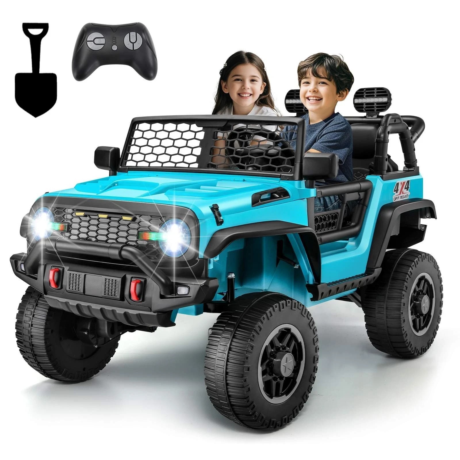 24V Ride on Car 2 Seater Electric Truck 4WD/2WD 4x100W Power Electric SUV Gifts
