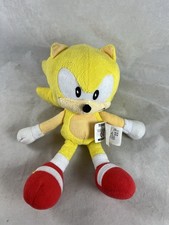 TOMY Sonic il Riccio Classico Super Sonic Giallo Dorato 8" Peluche Giocattolo Scarso