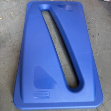 RUBBERMAID  Slim Jim Recycling Container, Single-Stream Lid Commercial 2703-00