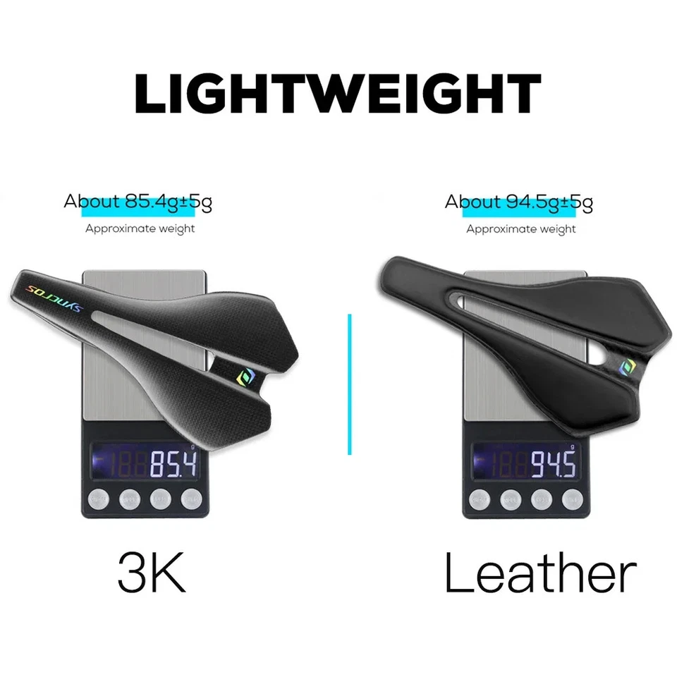 Integration Dual-Track Carbon Bike Saddle MTB Gravel Road Bicycle Racing Saddle - Image 3 of 4