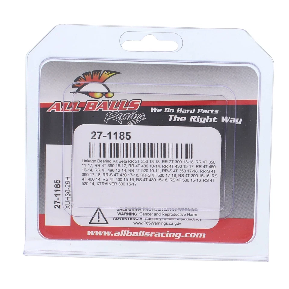 All Balls Linkage Bearing Seal Kit 27-1185 For Beta RR 2T 300 18 Foto 4 de 4