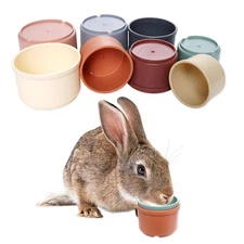 8 PCS Stacking Cups Rabbit Toys Multi-Colored Nesting Cups for Small Animals