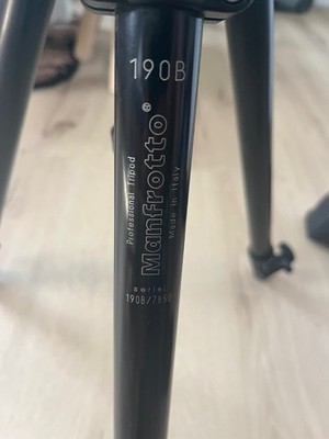 Manfrotto 190B Serial 7850 inkl Leder Tasche von Bilora | Gebraucht