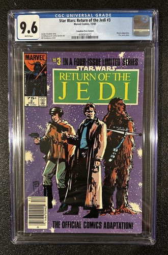 Star Wars: Return of the Jedi #3 CGC 9.6 Canadian Price Varian Kiosk