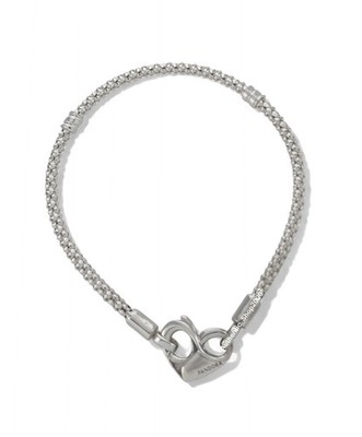 100% New PANDORA 925 Sterling Silver Studded Chain Charm Bracelet