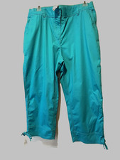 CHICO S Capri Pants - Bora Bora Blue -NWOT- SZ 1