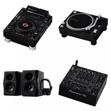 Pioneer DJ Miniature Collection 4 Set enthält CDJ-3000 und PLX Plattenspieler